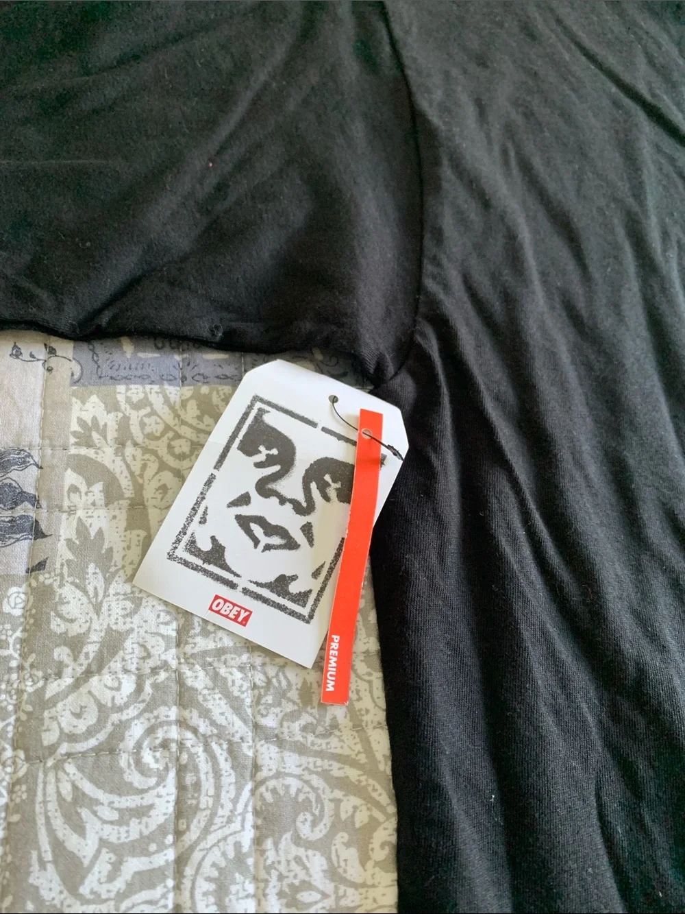 Obey Black 'Stay Sick' Short Sleeve Graphic Tee - Picture 6 of 9
